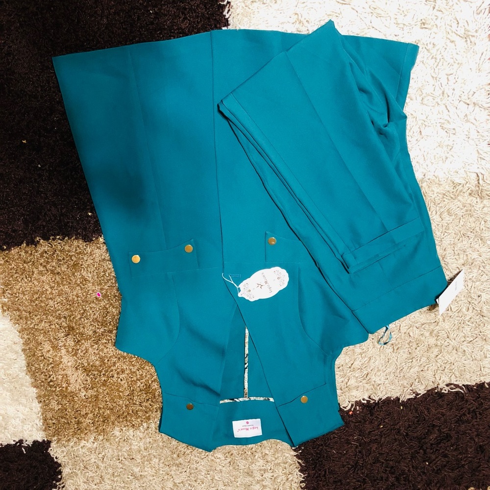 Women cut beautiful suit